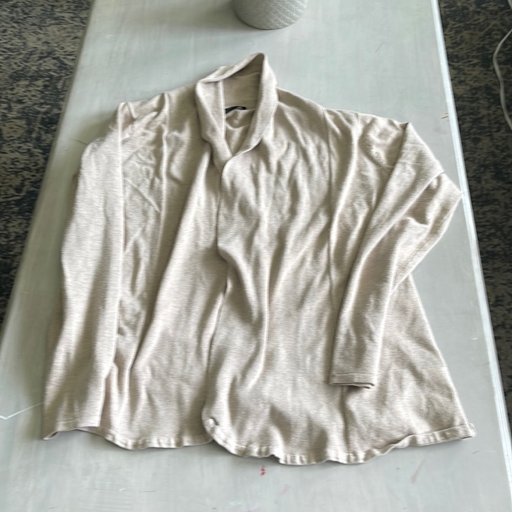 Tan cardigan